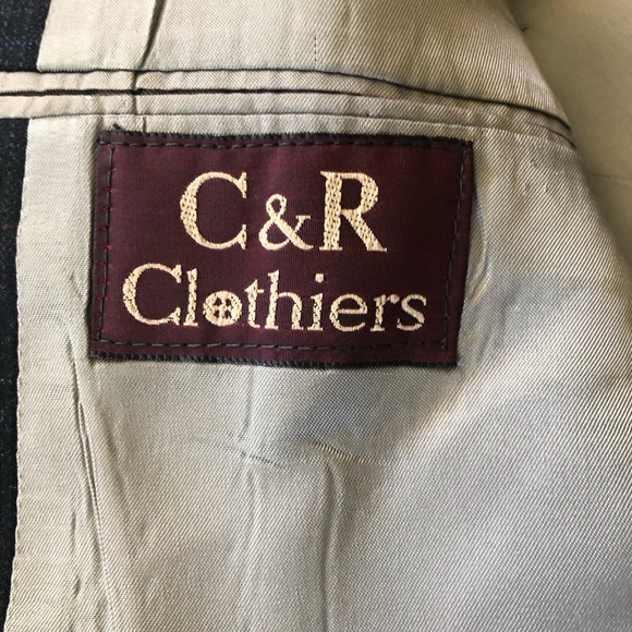 Vintage C&R Clothiers Full Suit 44R - Picture 4 of 5